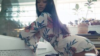 Big booty ebony Playboy model shows off