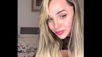 Clarice Boaventura drinking her own cum