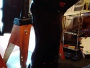 rubber gimp slave stretching exercises