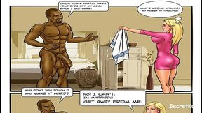 BlackMan'_s Seduction - Coworker Caught Cheating and has to let A Big Dick African Stud Fuck his Wife for him to keep the Secret