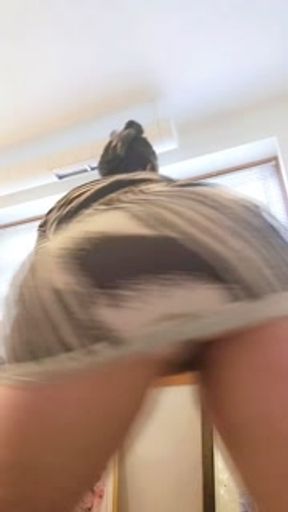 Your Perfect Big Tits GF Shakes Thick Ass for You Live via Webcam in Bday Strip Tease!