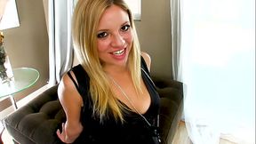 ANDREA ACOSTA Cute 19 Latina YO Huge Cock POV Blowjob and Huge Load Cum Swallow - WoW! A