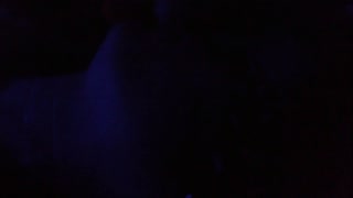 Hot French milf sucks cock and anal sex in night club in front of strangers - MissCreamy