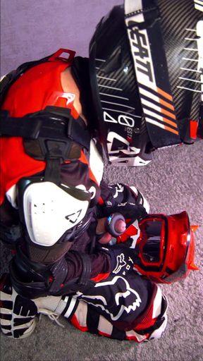 A Vibrating Ring Made Me Cum Hands-free on My Friend's Helmet.