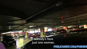 Pretty Blonde's Public Car Park Fuck