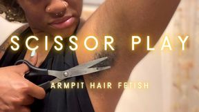 Temptress Mango In "Scissor Play" - Hairy Armpit Fetish