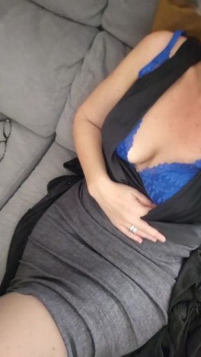 I Play with My MILF Slut Pussy in POV