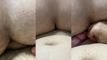 Levando rola e consolo no cuzinho