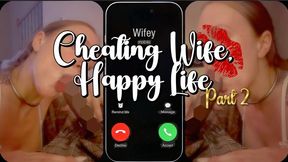 Cheating Wife Happy Life Part 2 - cuckold | real couple | roleplay | BBC | interracial domination | blowjob | femdom