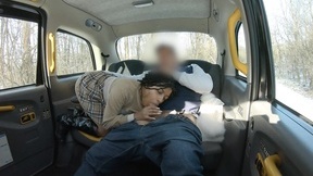 Black bitch Vicky Menage gets fucked in the taxi