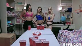 College teens turn dorm party into a wild college orgy