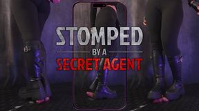 Heavy Stomped by a Secret Agent in Black Platform Boots (Vertical Version) - TamyStarly - Cock Balls Crush Trample, Shoejob, Bootjob, CBT, Ballbusting, Trampling, Stomping