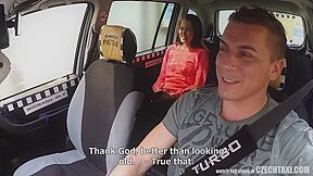 Cutest Teen 18+ Gets A Free Taxi Ride