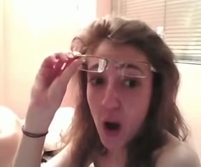 Four eyed gal knows how to give fantastic head to her lover