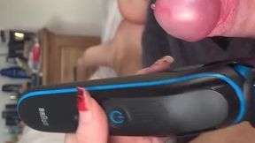 Girl Gives Friend Dick Shave Loads of Precum (Part 1 of 4)