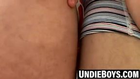 Zack and Ethans mutual cock rub and deep makeout