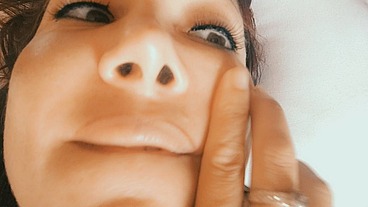 Chantal Channel and her piggy nose