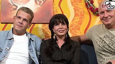 German old mature wife wants to cheat for the first time in a threesome