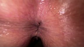 Lustful milf is resting in bed under the covers, boyfriend licks her ass, fucks in both holes, she sucks him off and asks him to cum thickly on her mouth-watering ass