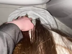 Step Sister What Are You Doing? in the Bathroom at Night
