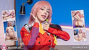 Sweet Anime Teen, Rihanna Black, Fucked By A Real Man - NuCosplay