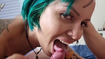 Menage with the hot neighbor who is spying on the balcony
