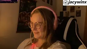 Cute blonde sucks and spunks while you play with her huge melons