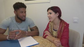 Italian Lesson Turns Into Hard Anal For Arab Woman