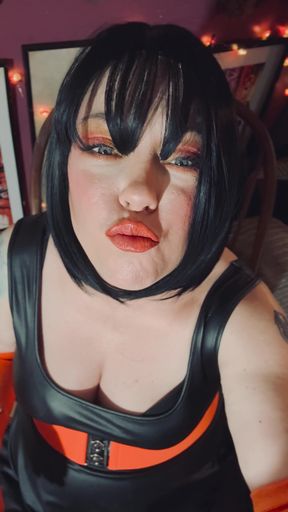 Hot Wife Tina Snua Smoking A Cork 100 Cigarette In Satin Gloves &amp; Jewellery