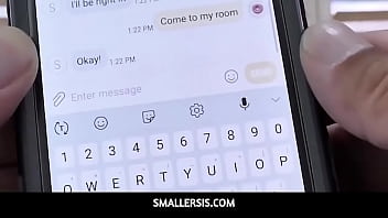 SmallerSis - She found her stepbrother&#039_s finger in her pussy while she was a.- Diana Grace