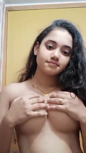 My Czn Making a Video in Bathroom for Her Boyfriend