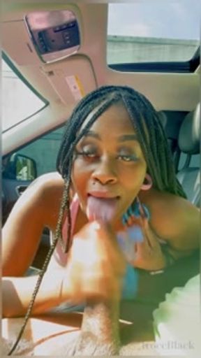 CAUGHT SUCKING DICK IN THE PARKING LOT