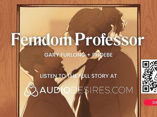ASMR Audio Porn: Hunk Sub Student Eats His Professor's Snatch – Femdom, Age Gap & Vagina Licking – Erotic Audio Roleplay for Babes
