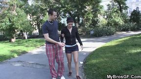 Ex-boyfriend gets busted while girlfriend is being nailed by some stranger