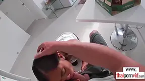 Stud Visits As A Pizza Delivery Boy And Fucks Thai Girl