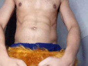 Inosuke cosplay sexy body touching