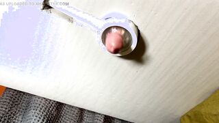 Masculine Rubdown Masturbating Table. Hefty jizz shot. Home vid