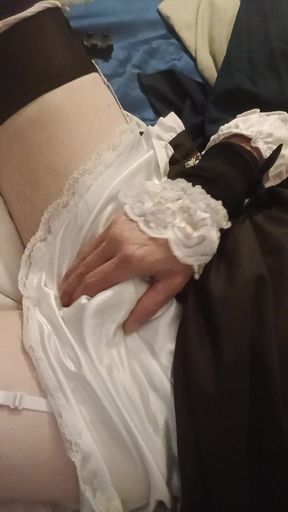 Panty boy CUMS to a HARD conclusion