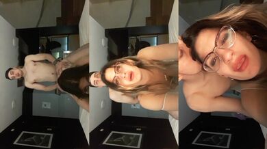 Hot Blonde Girlfriend Big Tits Creampie Raw Inside