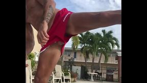 MARTIAL ARTIST MAXXX LOADZ DICK POPS OUT BY ACCIDENT
