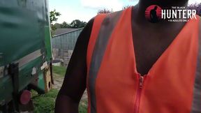 trucker crashing in the yard