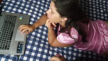 My Lazy Wife Refused To Suck My Hard Cock - I Cumed Tricky For Her!