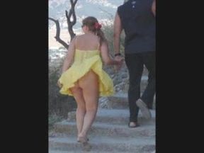Public accidental upskirts