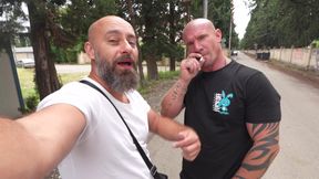 Czech Street Pickup. Double Penetration with a Random Girl.