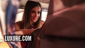 ”Mina Sauvage secret licking & BJ during dinner”