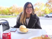 Big butt Latina Megan Love has a threesome with 2 BIG COCKS!
