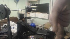 FatAssSmallDick does 3 sets of 10 and bench presses 80 lbs not allot, comment save and spread