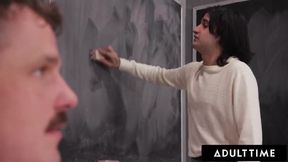 ADULT TIME - Slutty Student Haley Spades AIRTIGHT Fuck & BUKKAKE FACIAL From Losers In Detention!