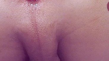 Play with Balls, Fisting and Cum inside Condom