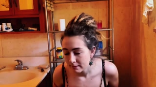 My first Dp happens at my step brothers step mom’s step sisters with anal creampie and a HUGE dildo.